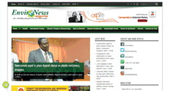 Desktop Screenshot of environewsnigeria.com